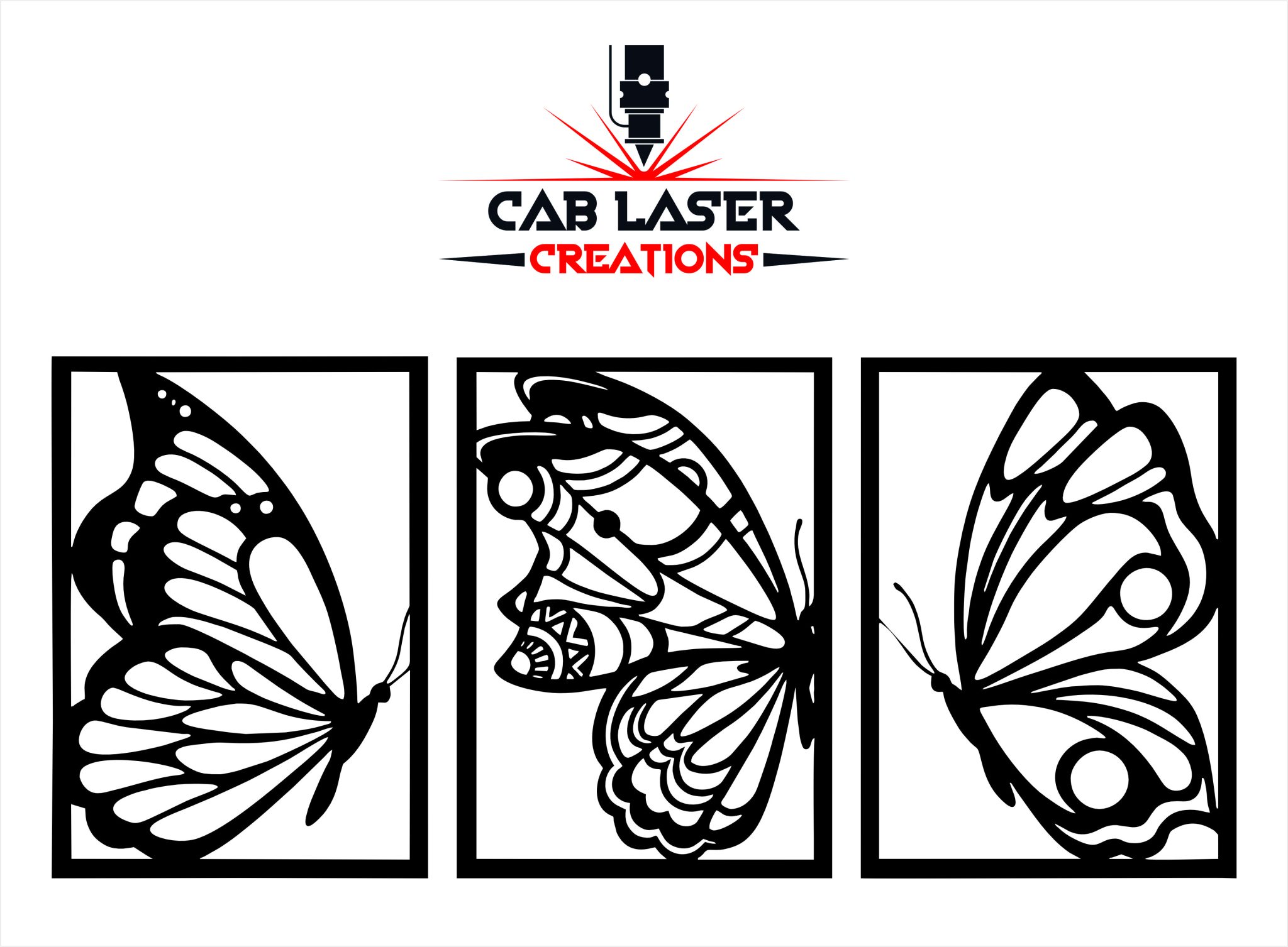 Butterfly Wall Decor Set Steel Home Decor Set Of 3