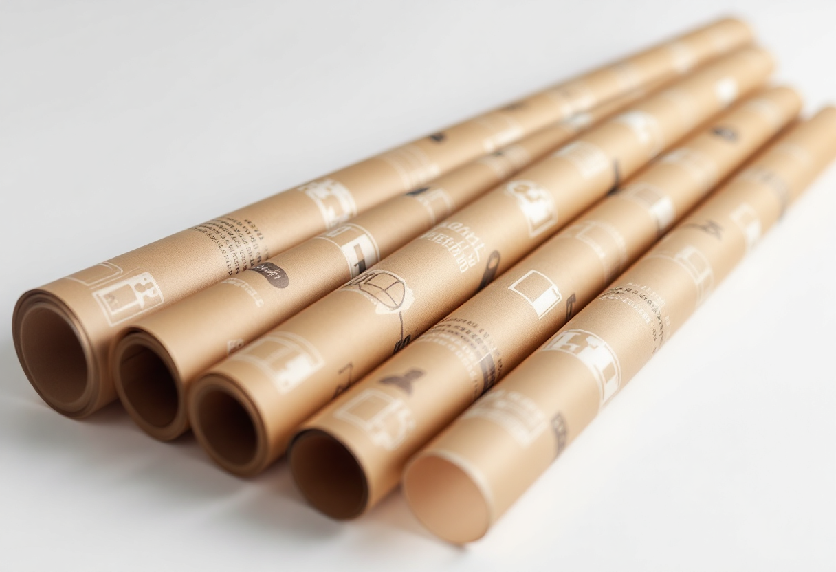 Custom Printed Brown Paper For Wrapping (incl. Design) - Image 7