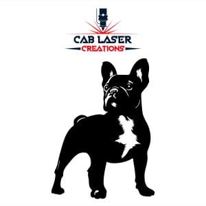 Hand Drawn Bulldog Silhouette Steel Wall Art