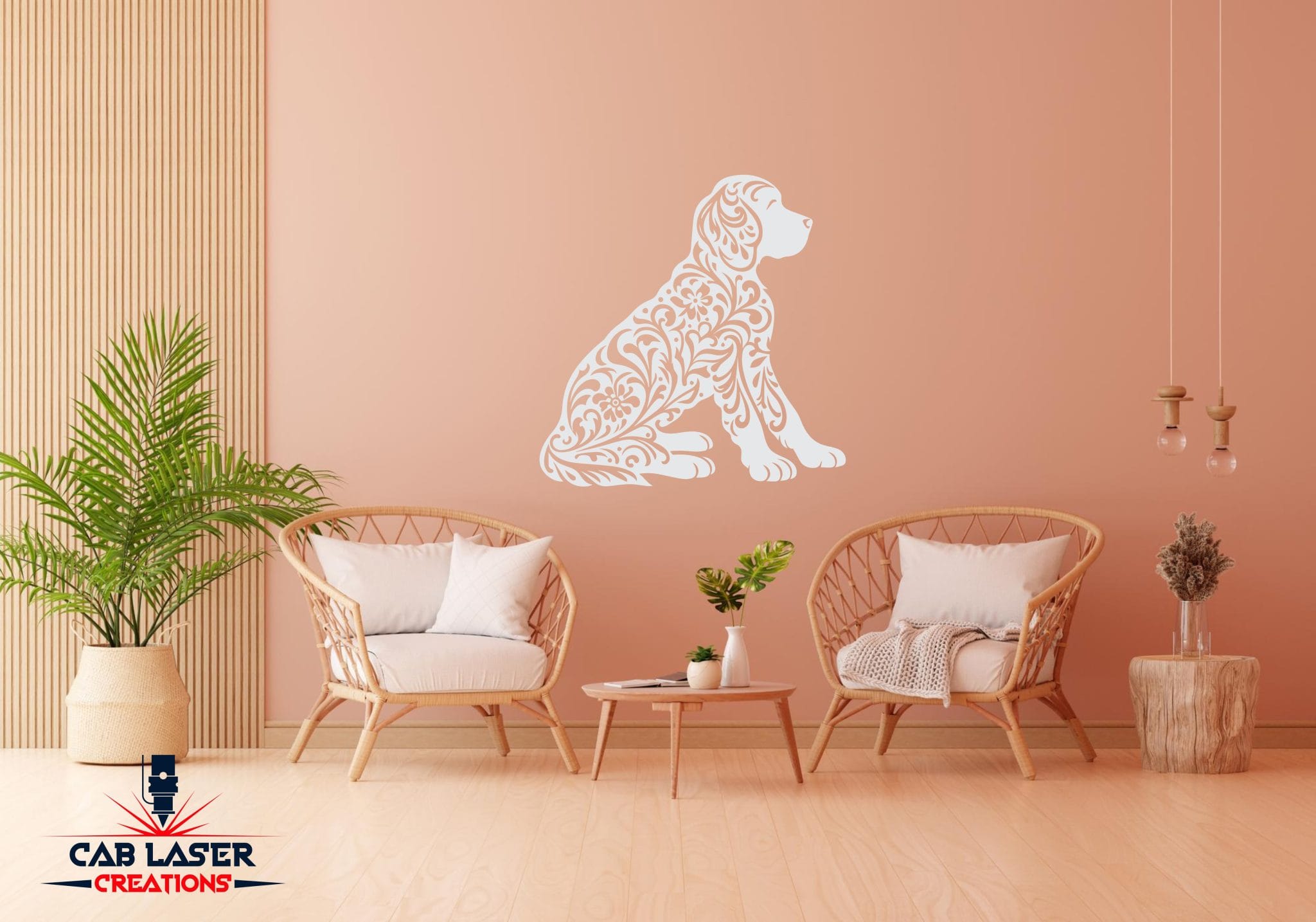 Dog Silhouette Bohemian Nature Dog - Image 2