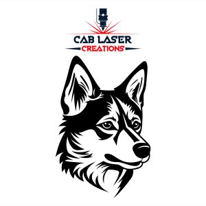 Husky Dog Steel Laser Metal Art