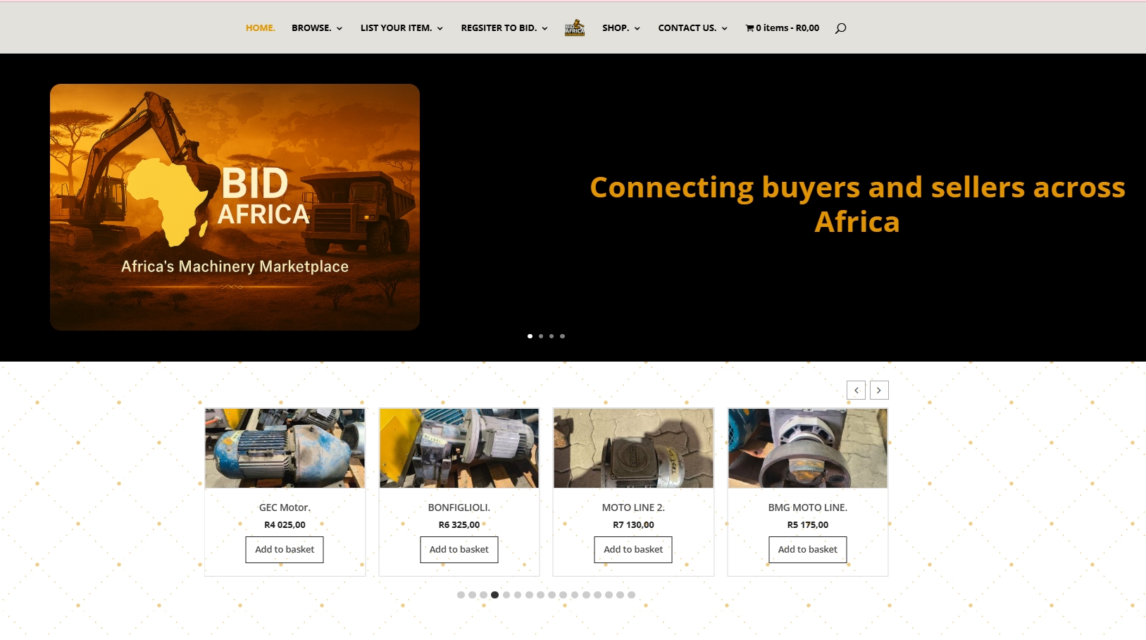 BID Africa Website