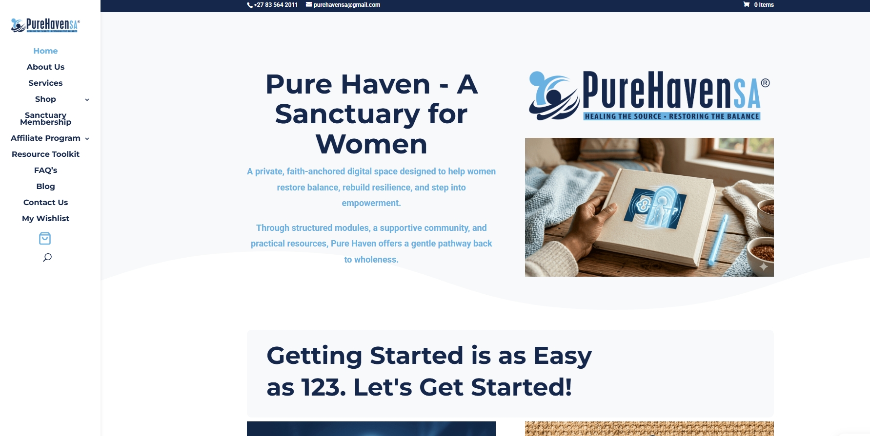 PureHavenSA Website