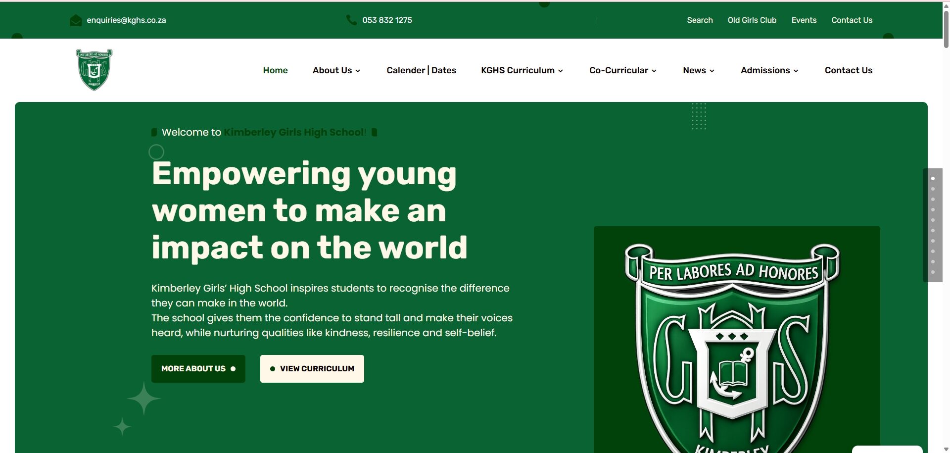 KGHS Website